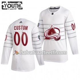Lasten NHL Colorado Avalanche Pelipaita Custom Valkoinen 2020 NHL All-Star Adidas Authentic 